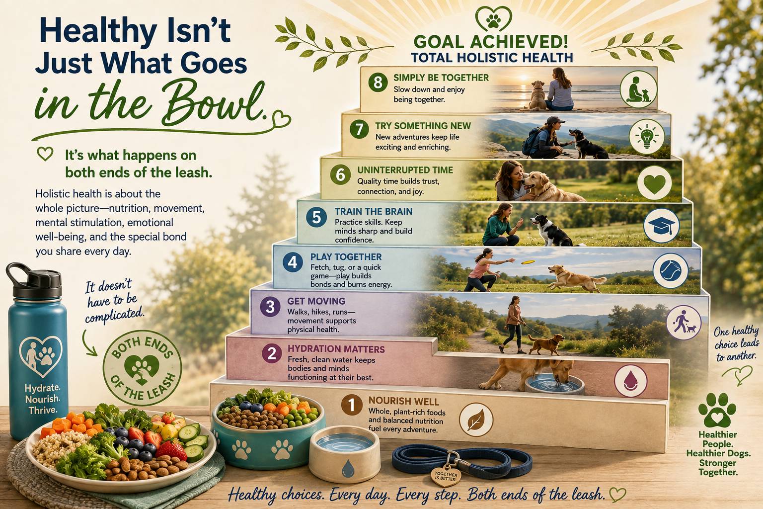 Doggone Healthy Choices new nutritional plate!