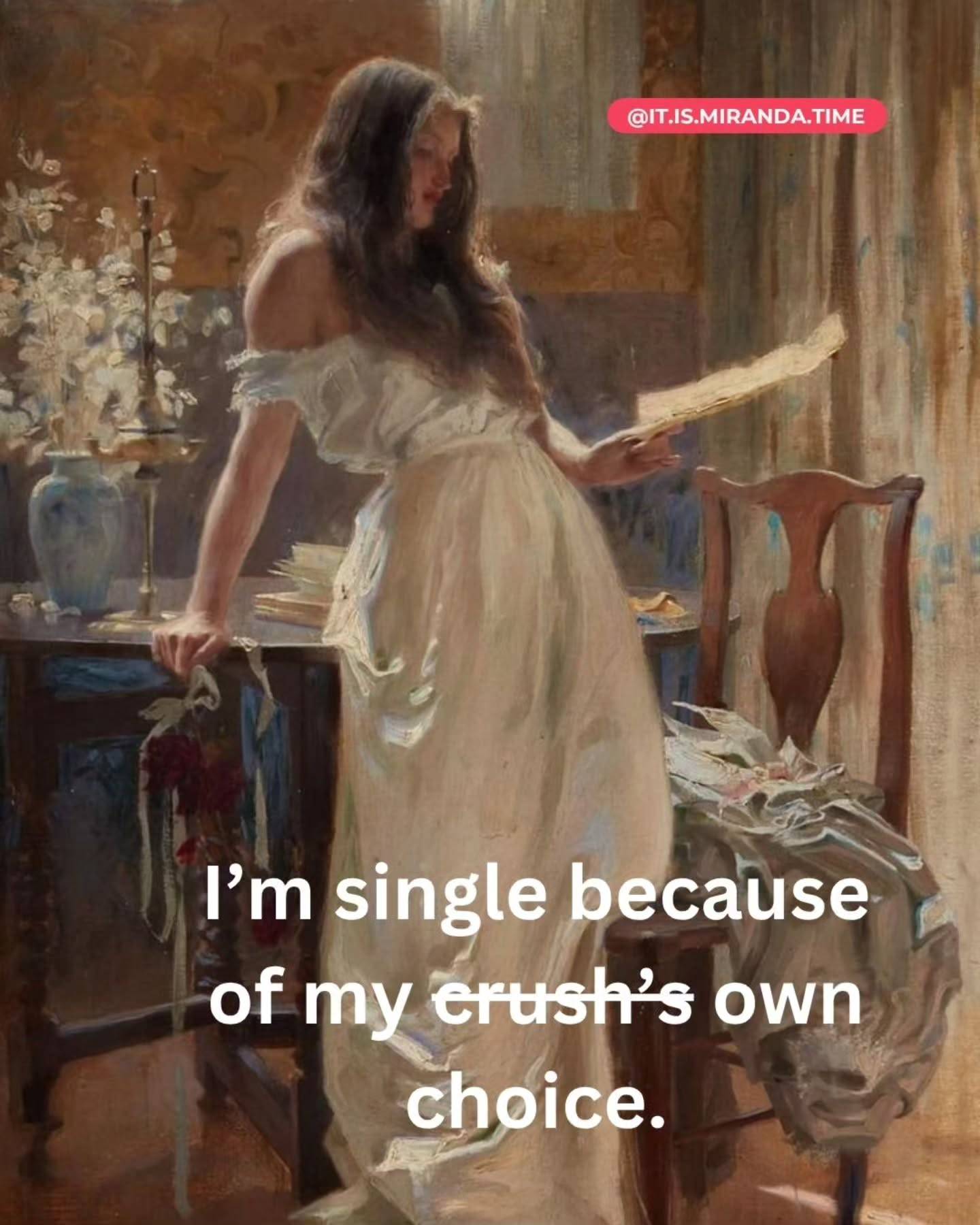 Studies show people who take ownership of their singlehood, instead of blaming external factors, report higher self-worth and dating satisfaction - Journal of Social Psychology, 2022.

Your relationship status isn’t a problem to justify, it’s simply a chapter in your story. Being single isn’t a lack of something, it’s an active choice or a natural phase. Own your status without apology.

If someone asks you, shift the conversation from defending your being single to defining what you value, whether that’s independence, personal growth, or waiting for genuine compatibility. Often, the asker projects their own biases. And extra points if you can add some humor to your response 😉

For more tips on overcoming dating burnout and enjoying your dating journey, get your copy of 'There's Always the Breadsticks' 📚 Link in bio.

#SingleByChoice #DatingTips #Dating #NATOdating #AlwaysBreadsticks #AlMenosHayVino