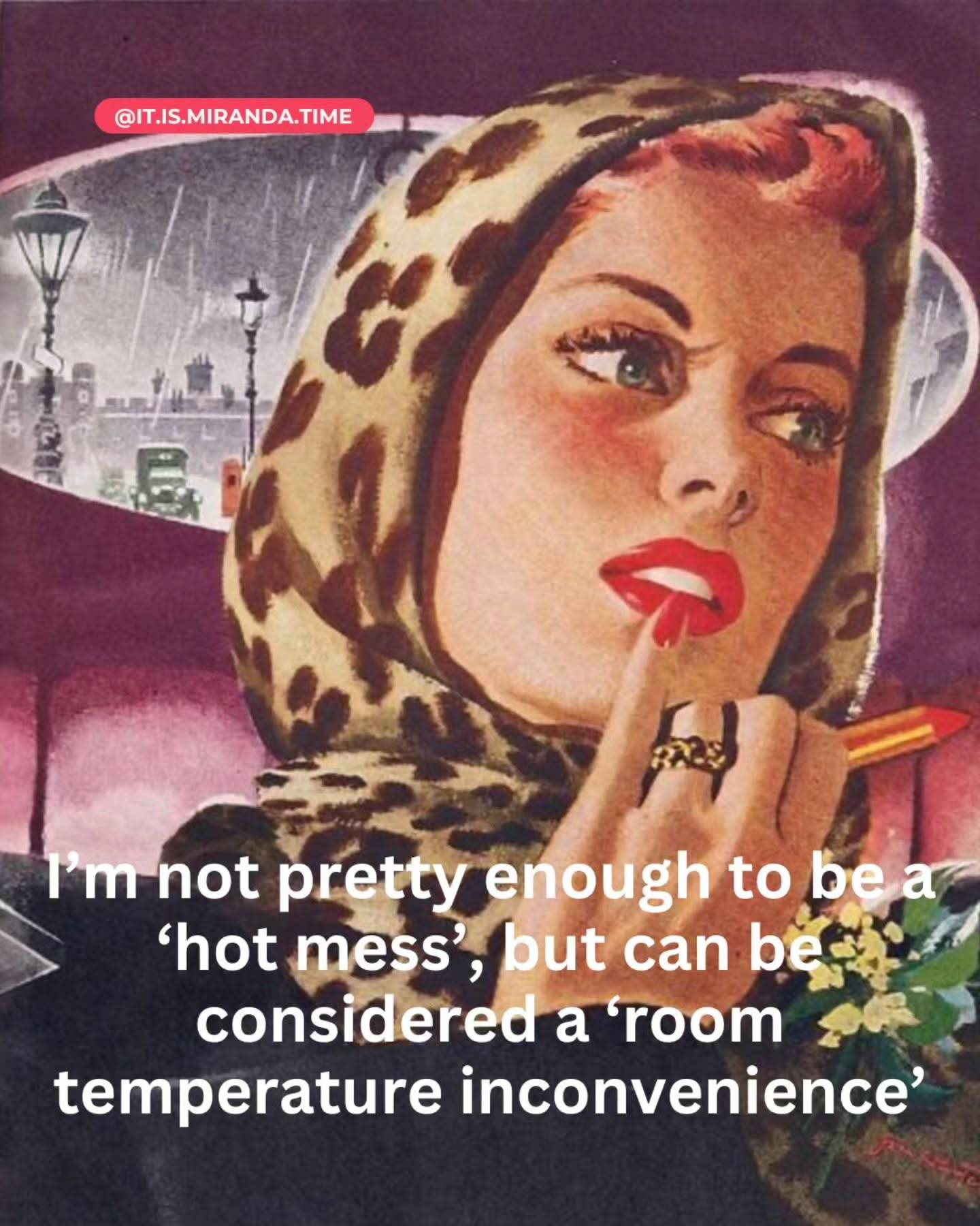 Embrace becoming inconvenient.

🌡️😈 Stop pleasing, start existing. Your value isn't tied to how easy you are to manage. Pleasing is a strategy to earn love, but it teaches people your needs are negotiable. Inconvenience is the natural result of having firm standards, a busy life, and a zero-tolerance policy for disrespect.

🌡️😈 Inconvenience is a boundary. It's saying "no" to last-minute plans. It's not laughing at an unfunny joke. It's expecting him to plan a proper date. It's refusing to shrink your personality to fit someone's ego.

Steady, consistent, and unbothered is a superpower. It means your mood isn't dictated by his attention. Your peace is your baseline, and anything that disrupts it is, by definition, an inconvenience to you.

Become the woman who is calmly, consistently, and unapologetically herself. Let that be his problem to solve, not yours to hide.

For tips on overcoming dating burnout and enjoying your dating journey, get your copy of 'There's Always the Breadsticks' 📚 Link in bio.

#BeInconvenient #Unbothered #DatingTips #AlwaysBreadsticks #AlMenosHayVino