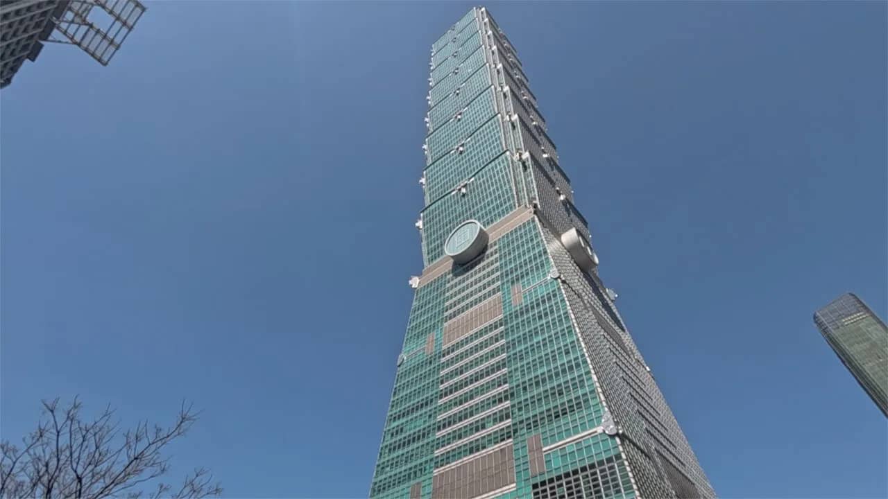 Taipei 101 skyscraper in Taiwan