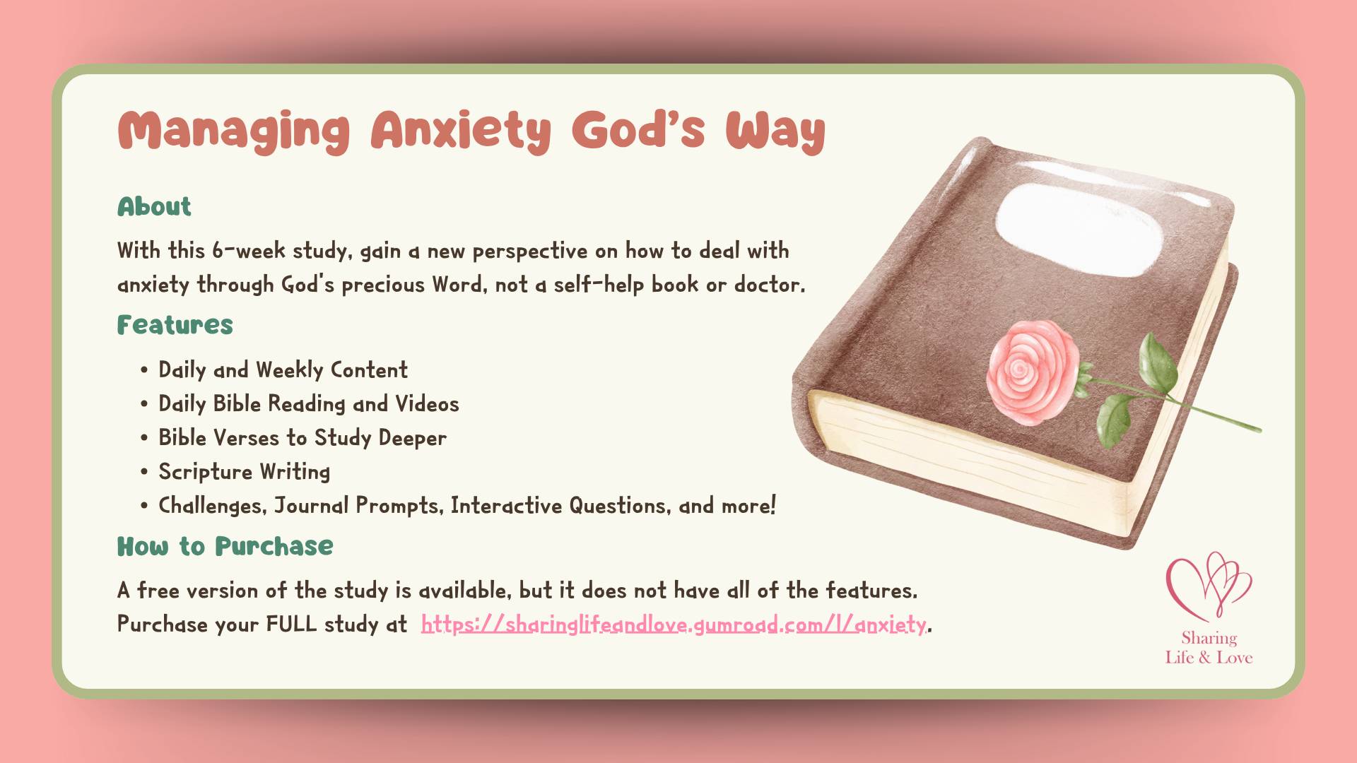 Anxiety Bible Study