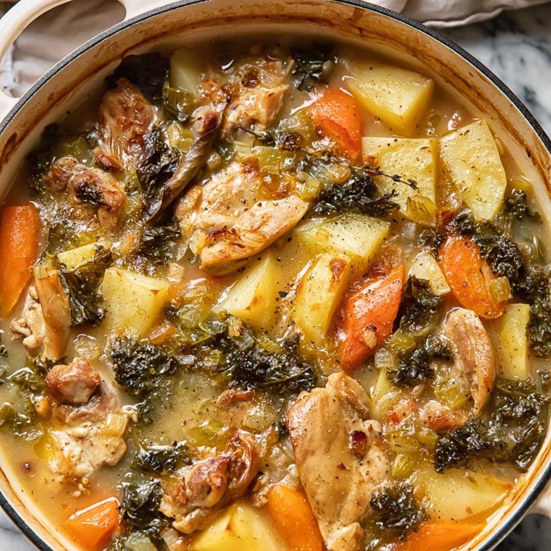 stew with chicken and vegetables