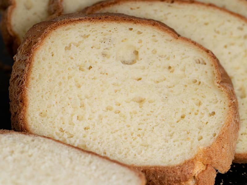 slices of light yellow bread with brown crust