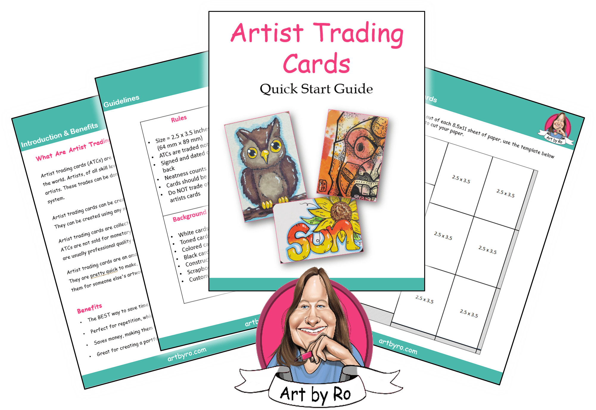 How to make Artist Trading Cards - themes, focal points and