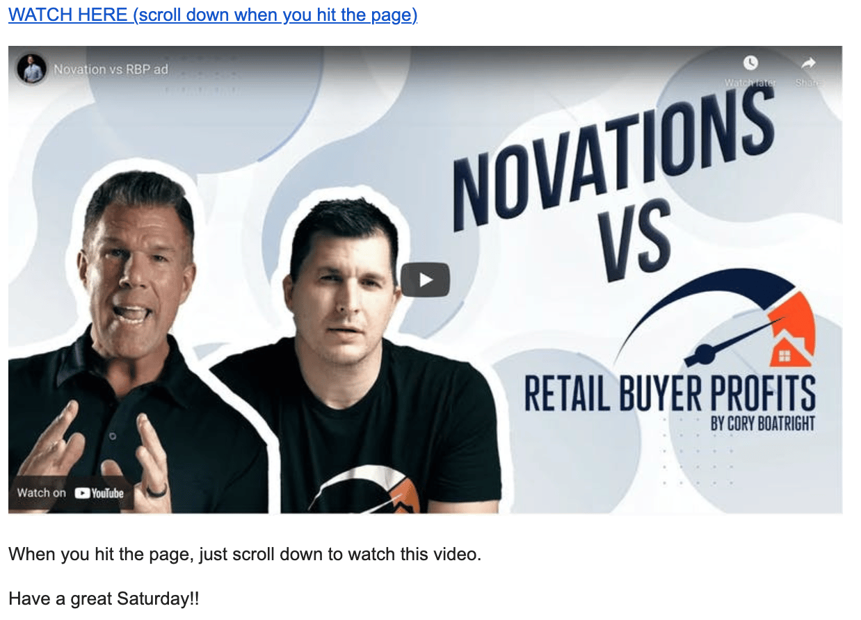 RBP vs Novations