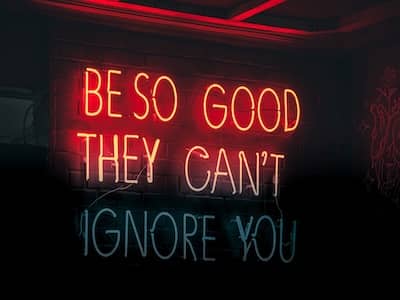 Be So Good They Can't Ignore You