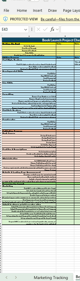 From Blank Page to Published Author in One Organized System