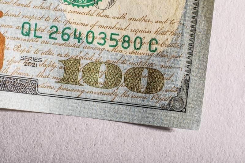 A close-up of a one hundred dollar bill shows that sometimes we have to examine how we sell ourselves and the money we're asking for to ensure we're standing in integrity.