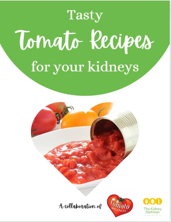 FREE Kidney Friendly Tomato Cookbook!