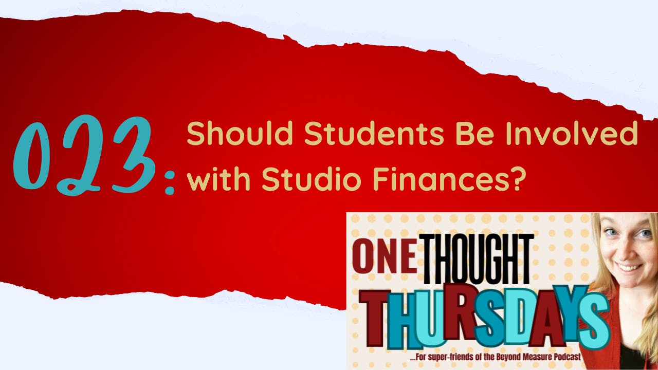 023: Should Students be Involved with Studio Finances?
