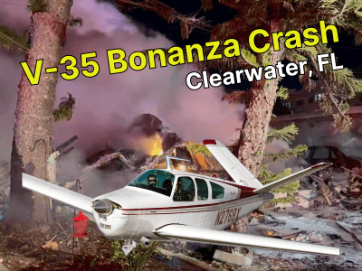 V35 Bonanza Crash Clearwater, FL