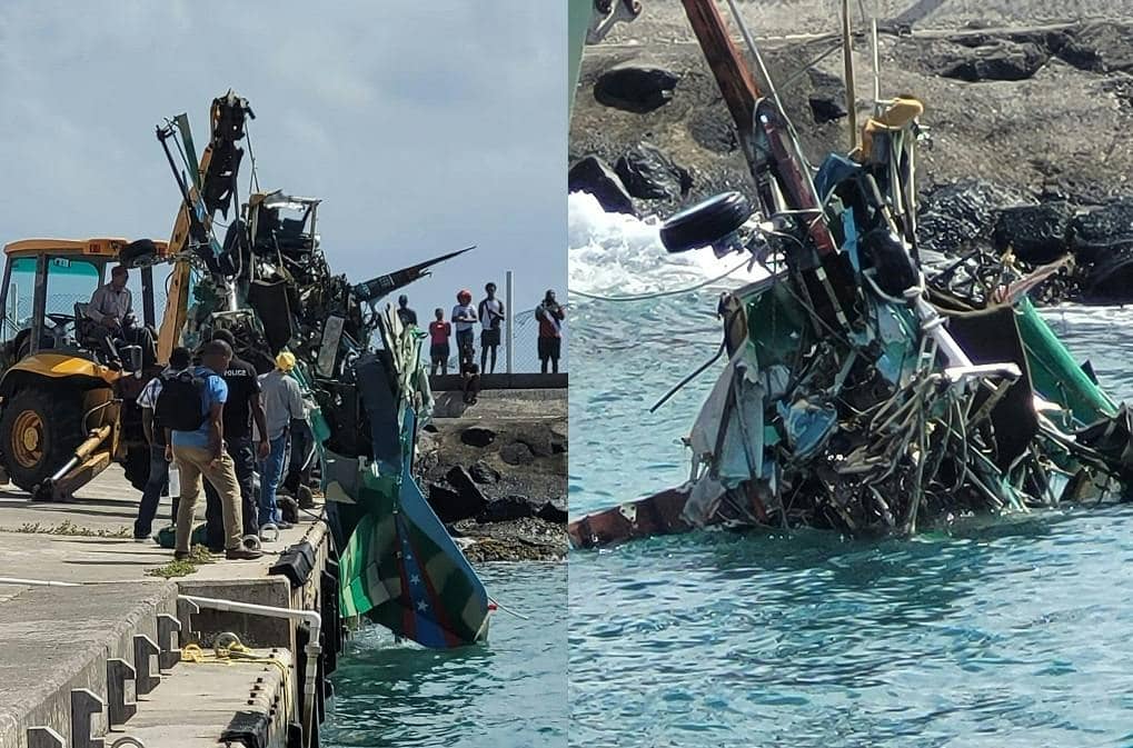 Bequia plane crash wreckage recovered