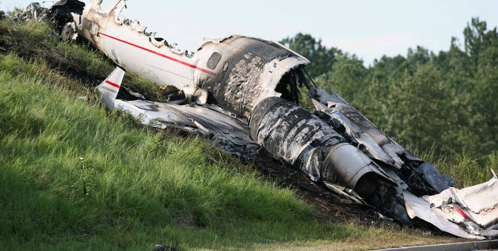 Learjet 60 crash, Travis Barker plane accident