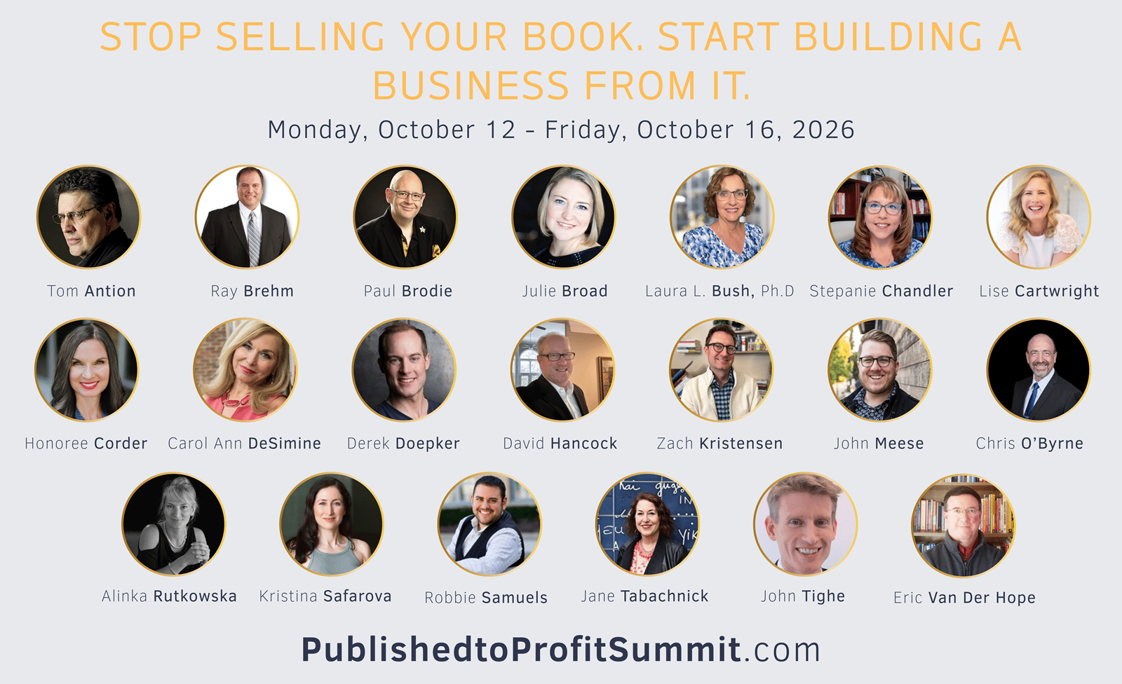 Publish to Profit Summit banner
