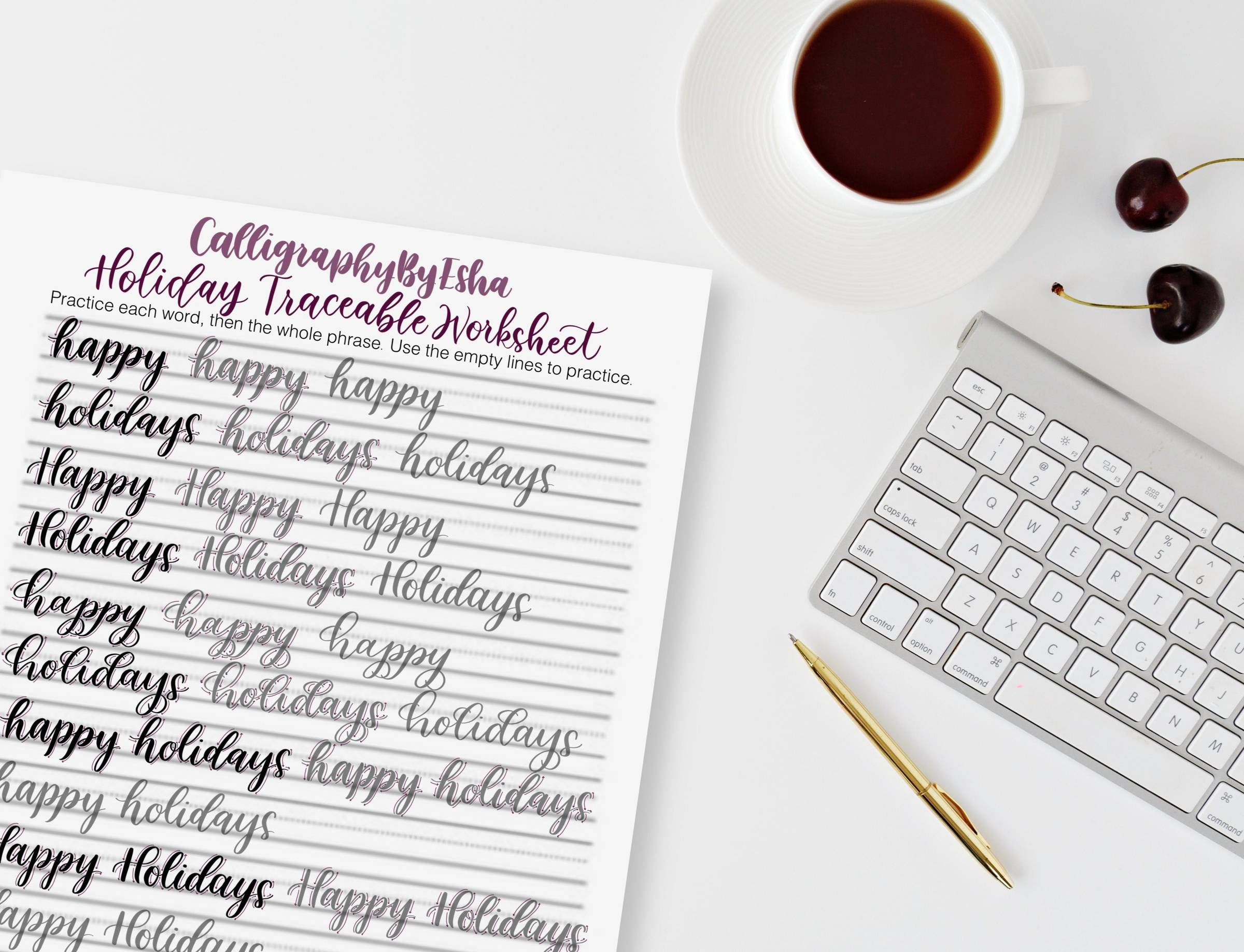 free-holiday-calligraphy-worksheet