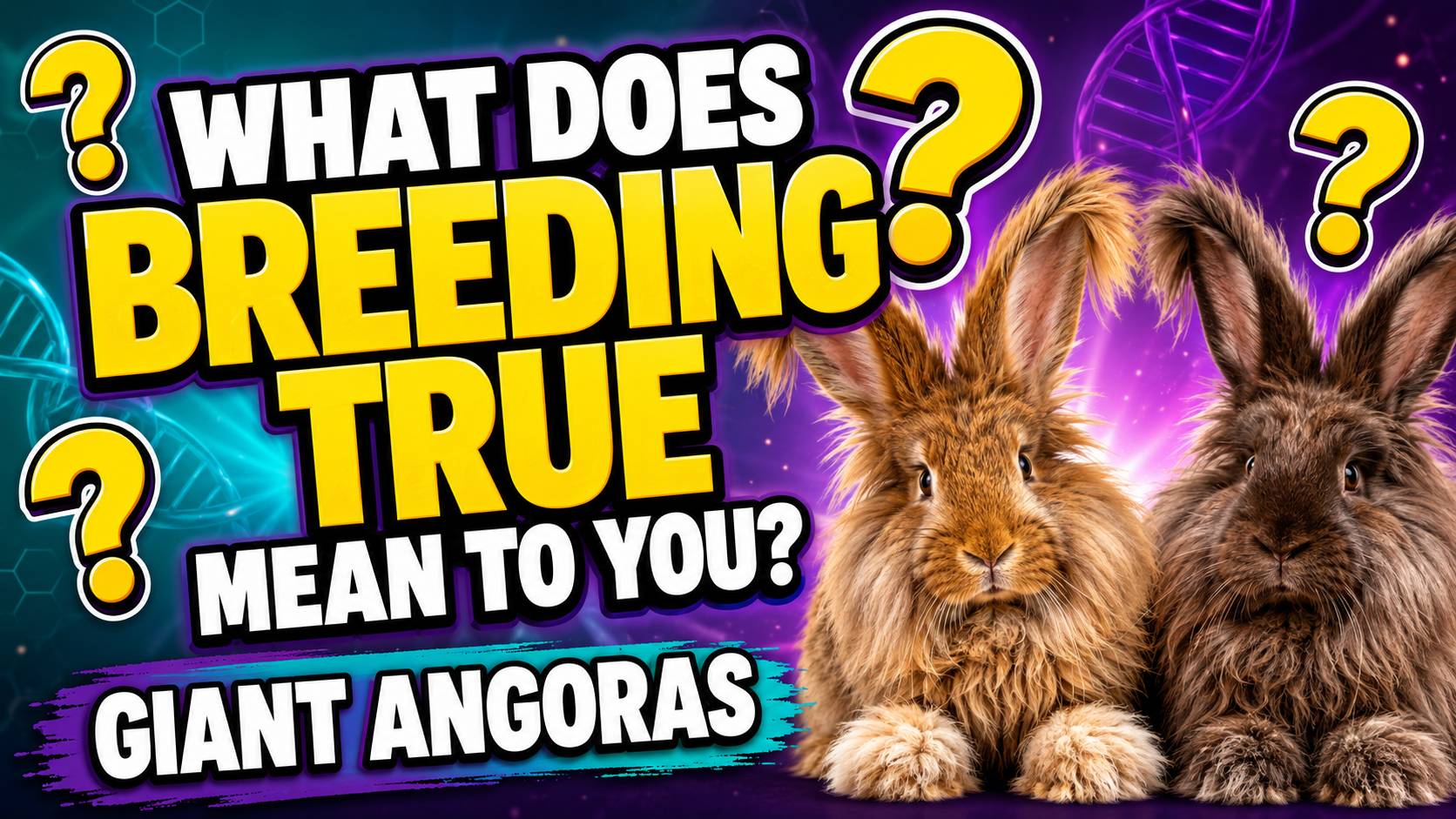 What does breeding true mean?