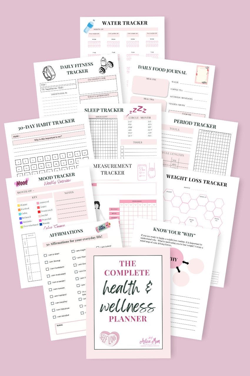 Complete Health & Wellness Planner - 130+ Pages