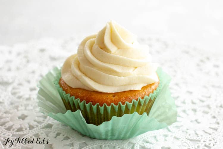 almond flour cupcake