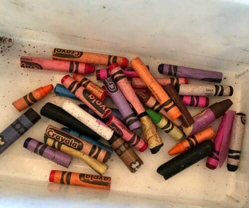 broken crayons