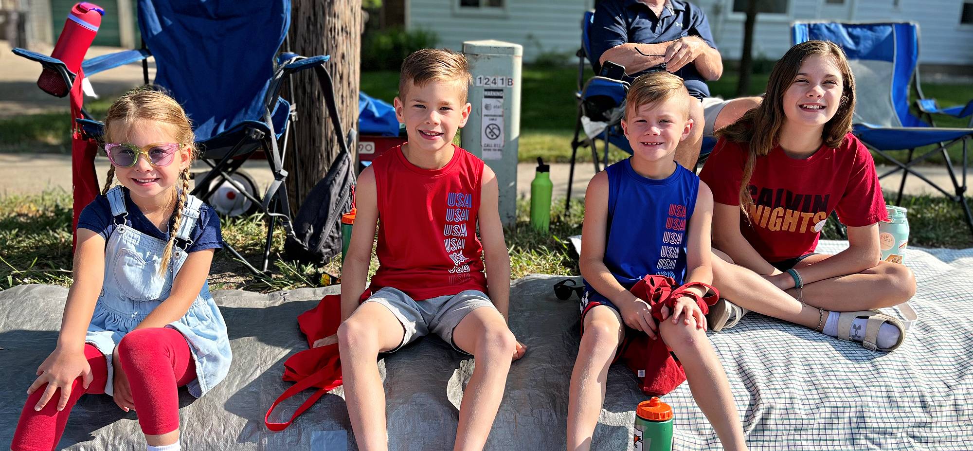 kids at the parade