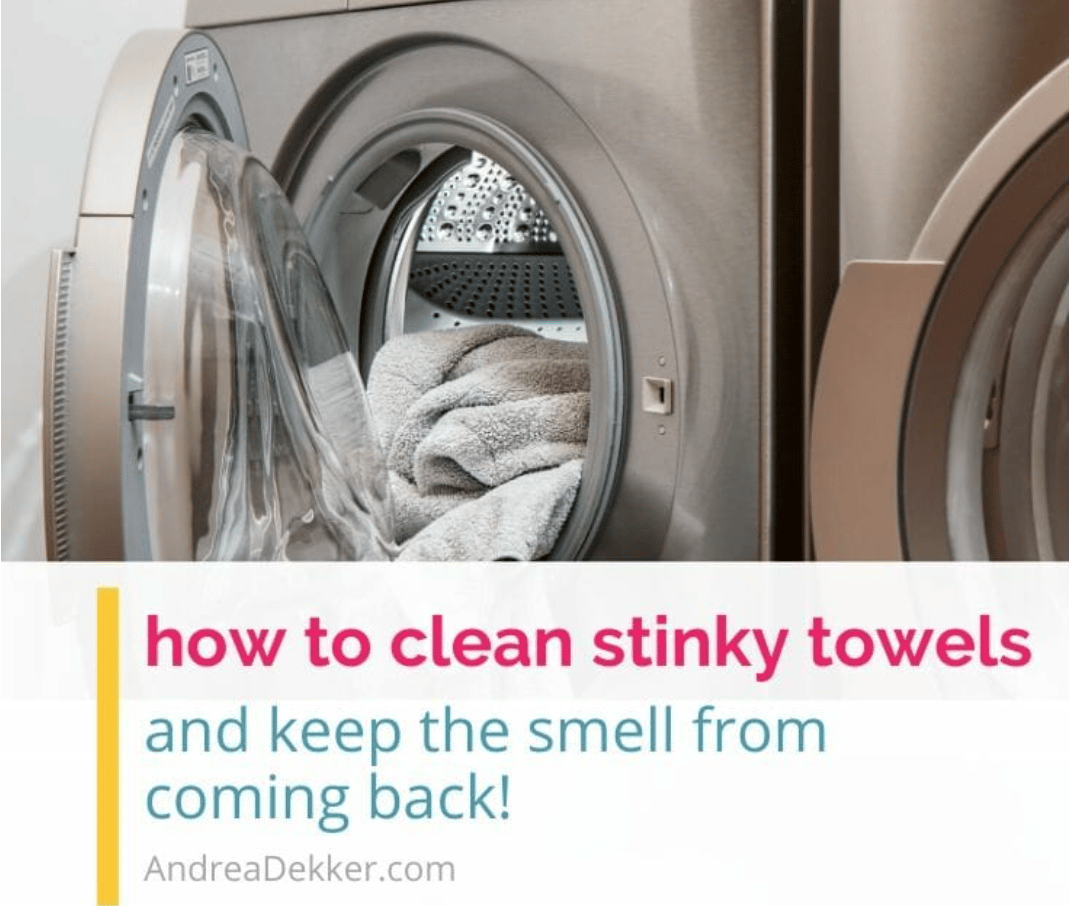 how to clean stinky towels