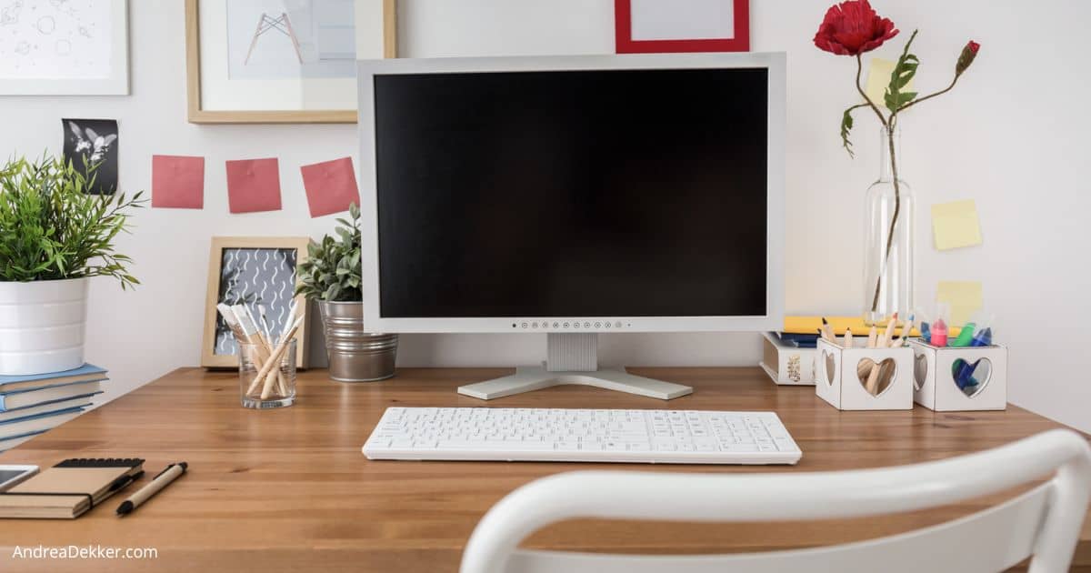 organized desk