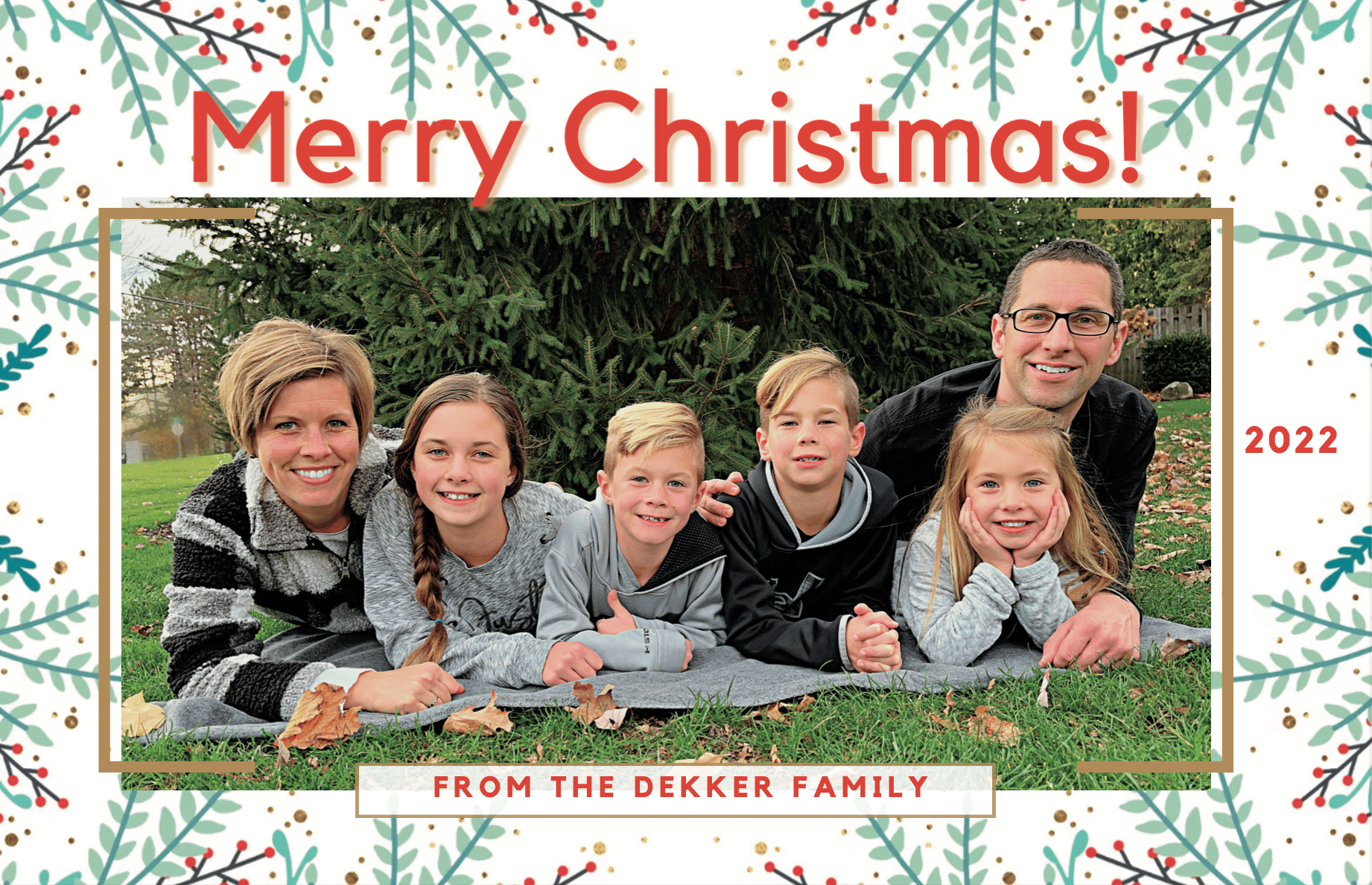 christmas card front