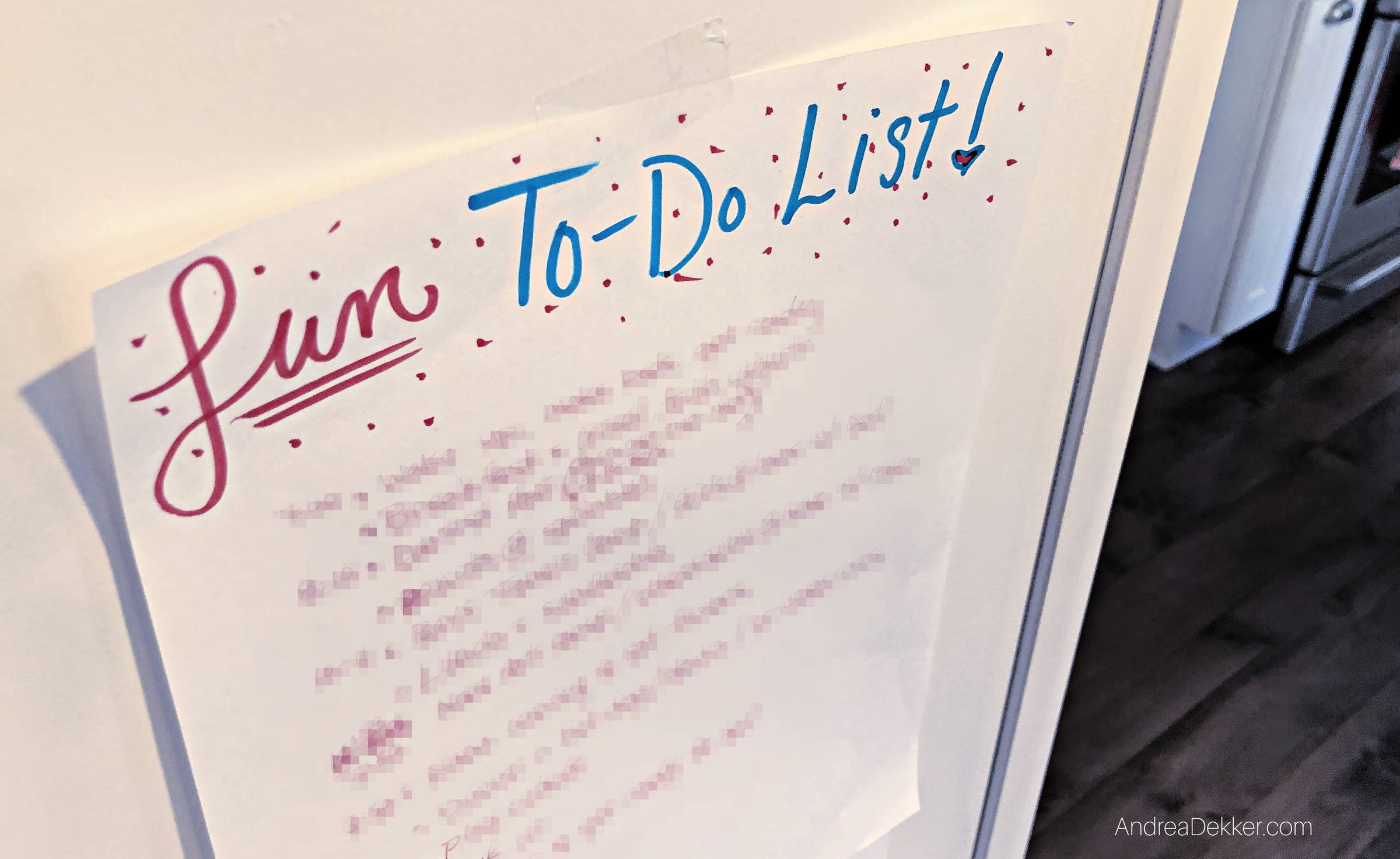 fun to-do lists