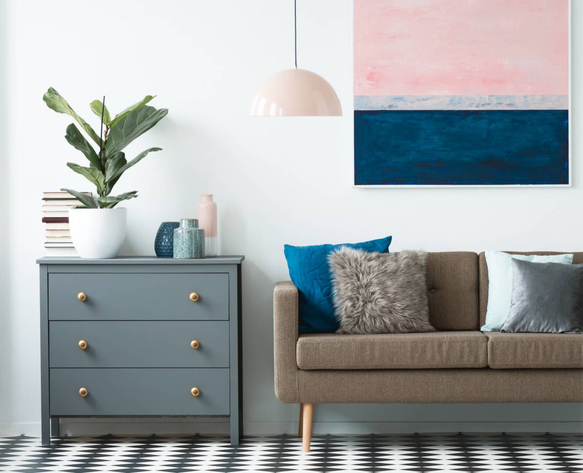 clutter-free living room