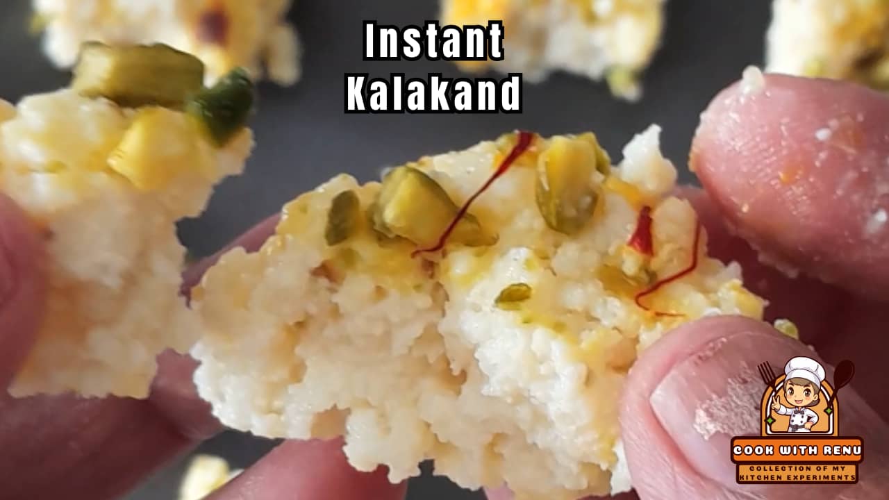Image showing the texture of a piece of Kalakand 