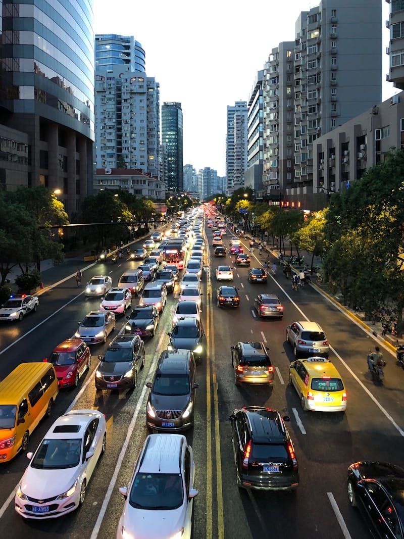 cars on road during daytime