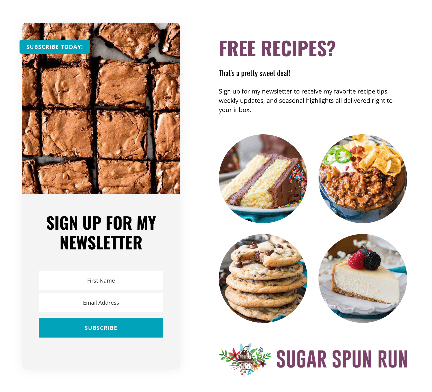 Subscribe Sugar Spun Run