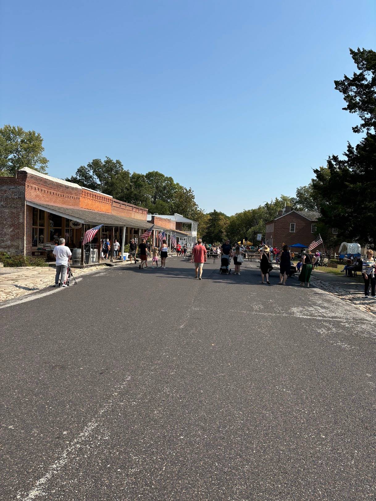 Arrow Rock, MO during their Heritage Festival