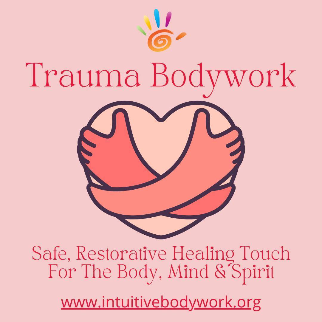 Trauma Bodywork offers healing support for people affected by issues including anxiety, depression, eating disorders, abuse, grief & loss, negative body image, low self-esteem, drug, alcohol, sexual and other traumas or addictions. Learn More: (intuitivebodywork.org)