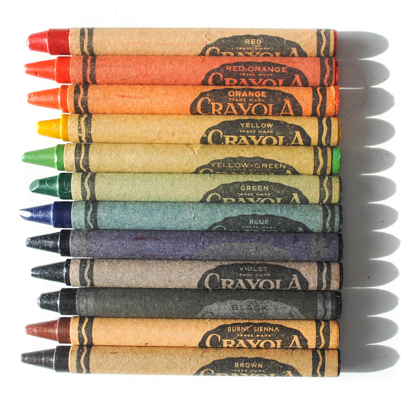Crayola Retired Colors Checklist