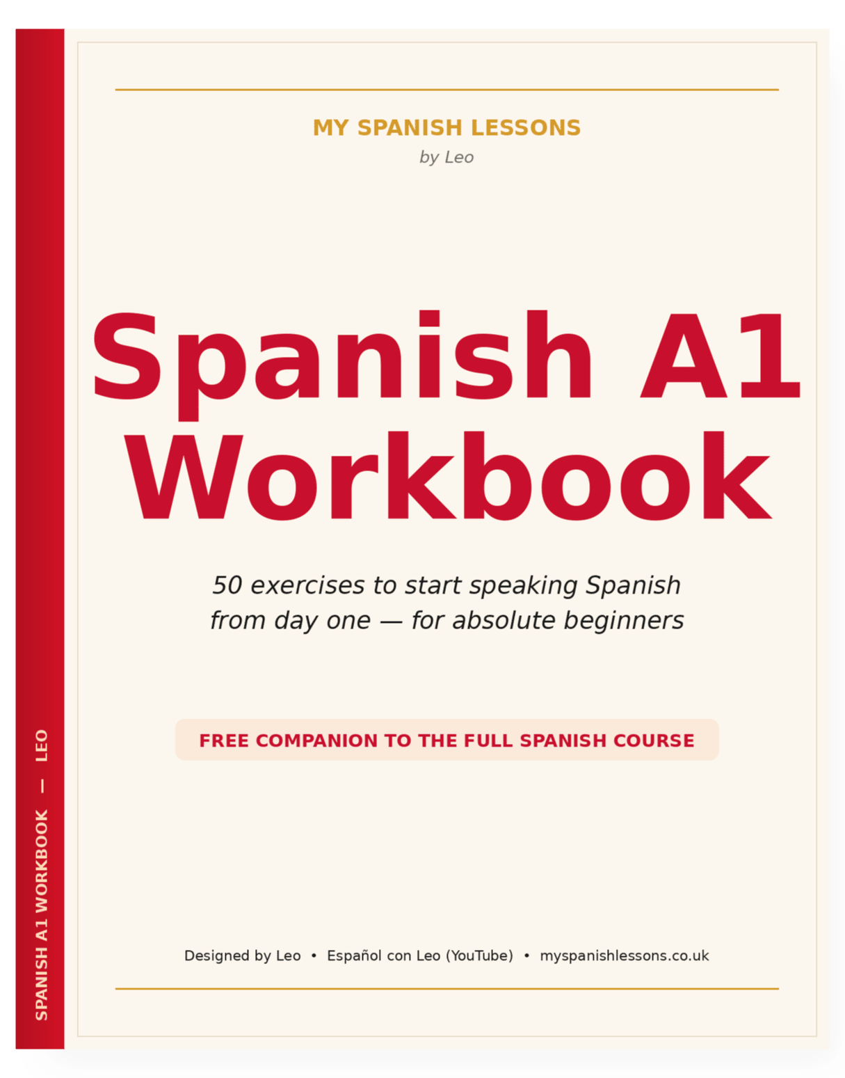 Free Spanish A1 Workbook — 50 Exercises for Beginners | My Spanish Lesson