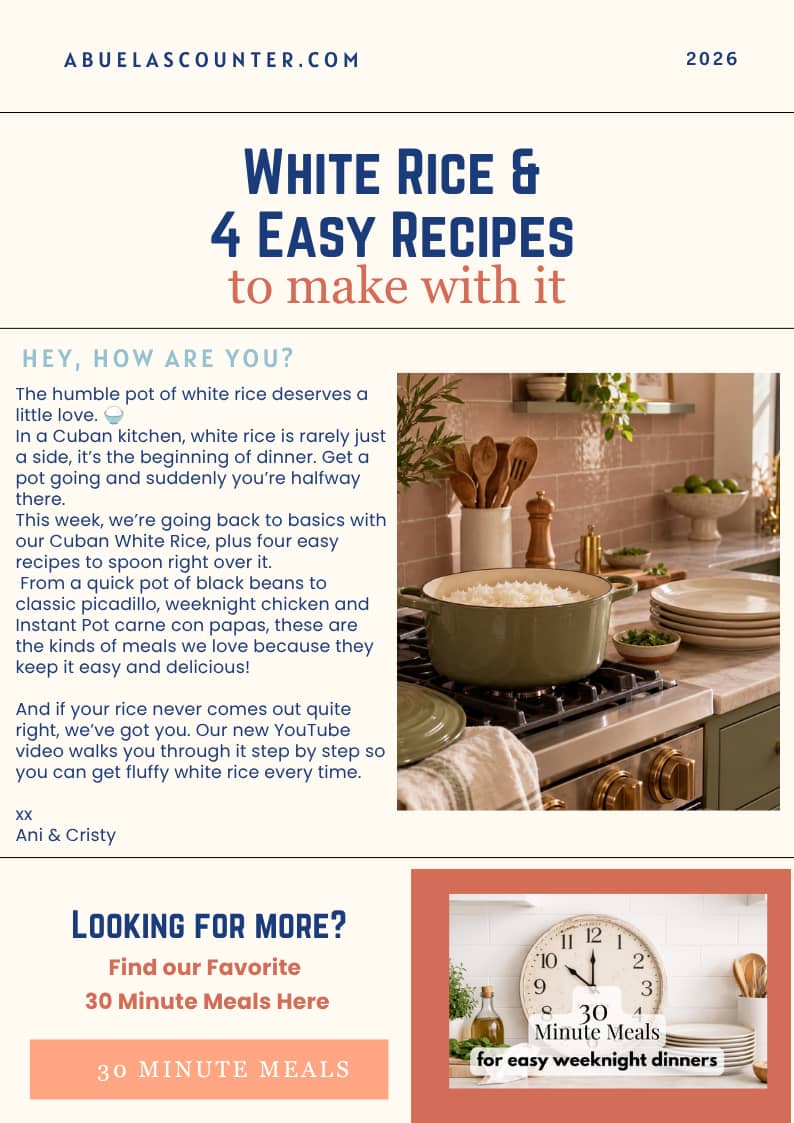 the perfect white rice plus 4 easy dinner recipes to make