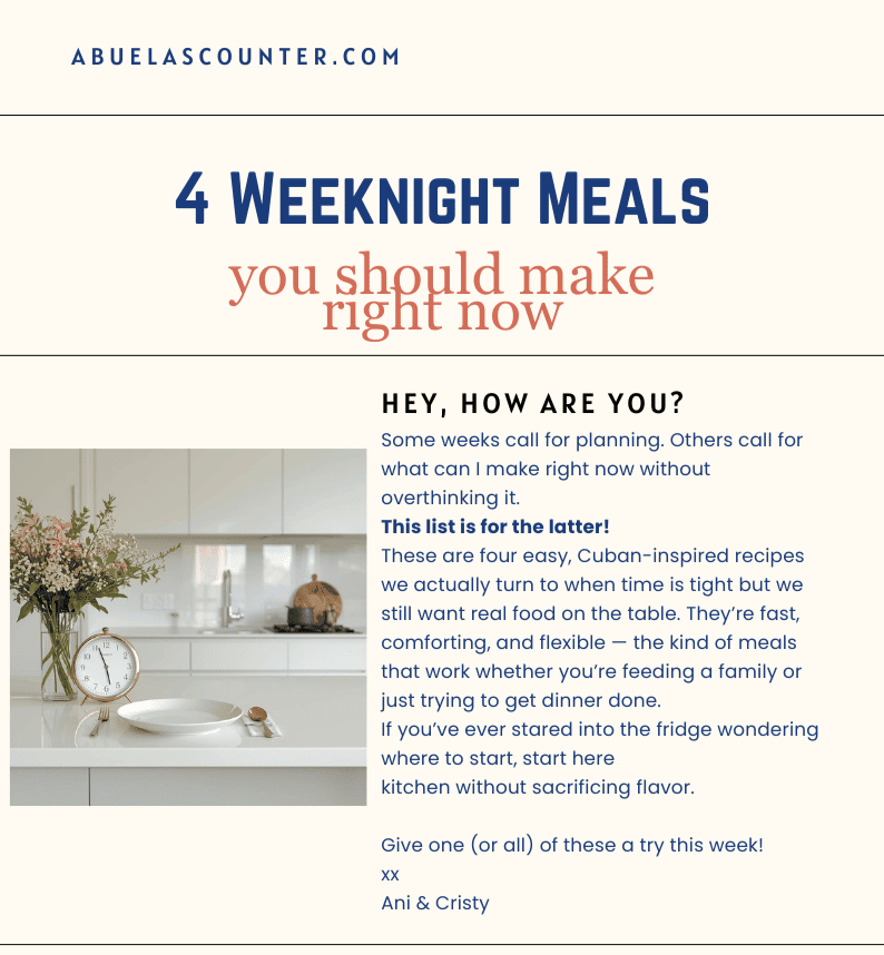 4 Instant Pot Meals to save your Weeknights!