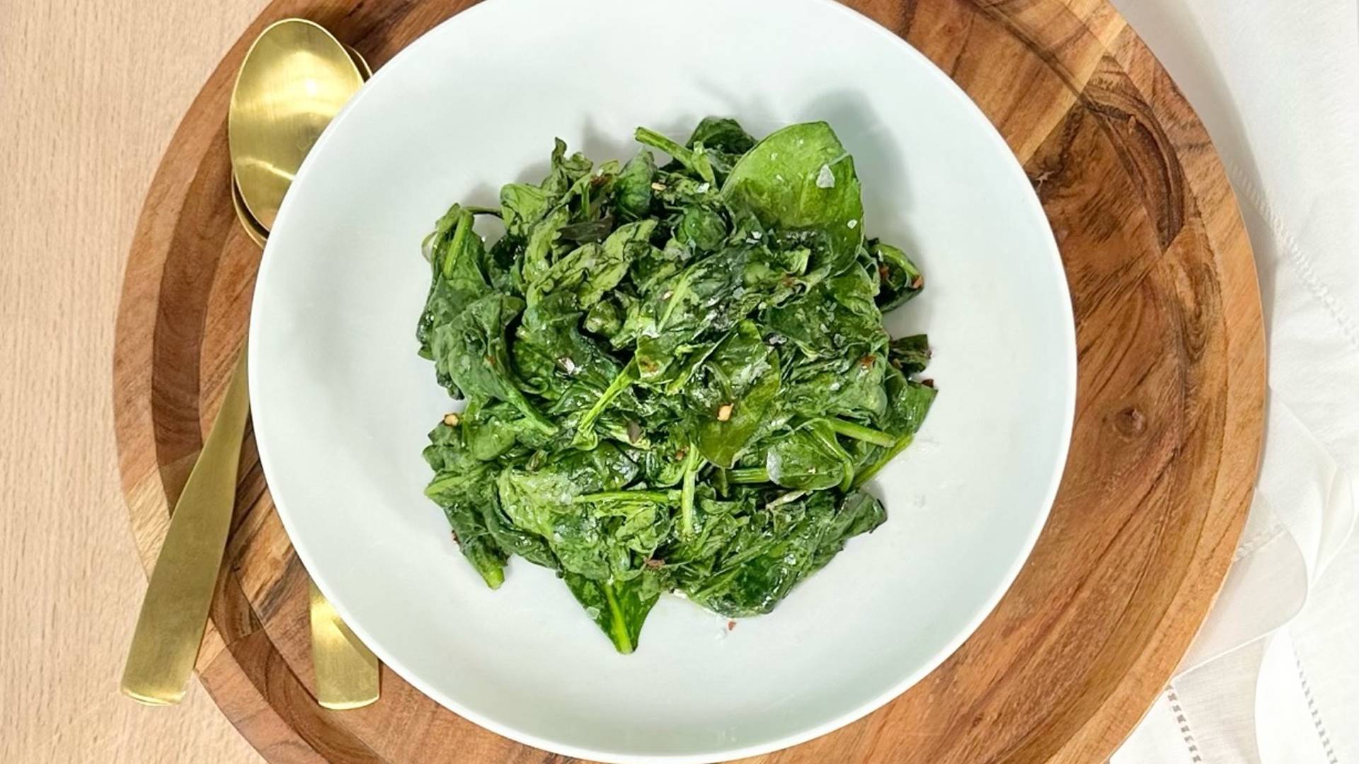 Air Fryer Spinach