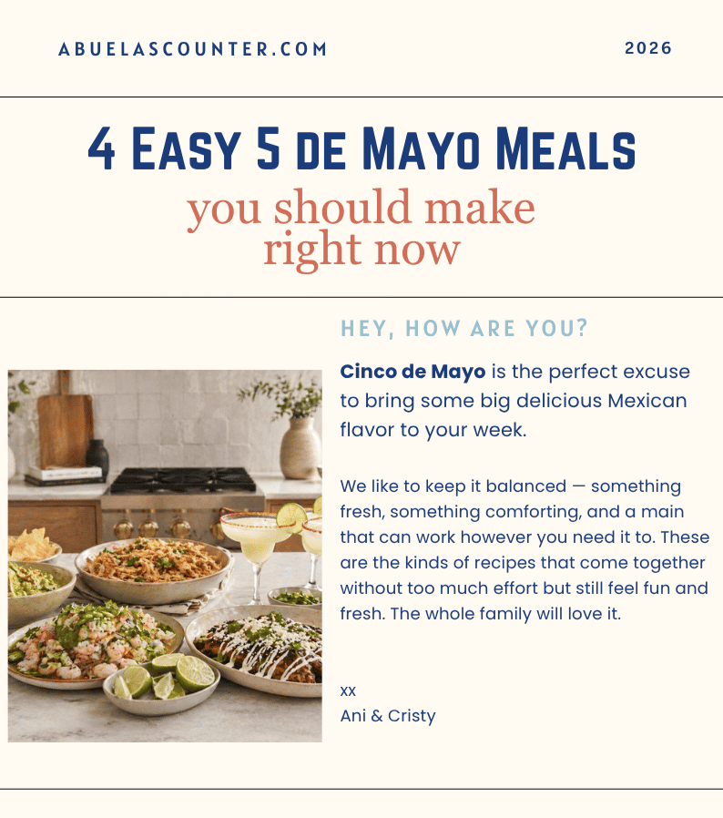 cinco de mayo dinner inspo