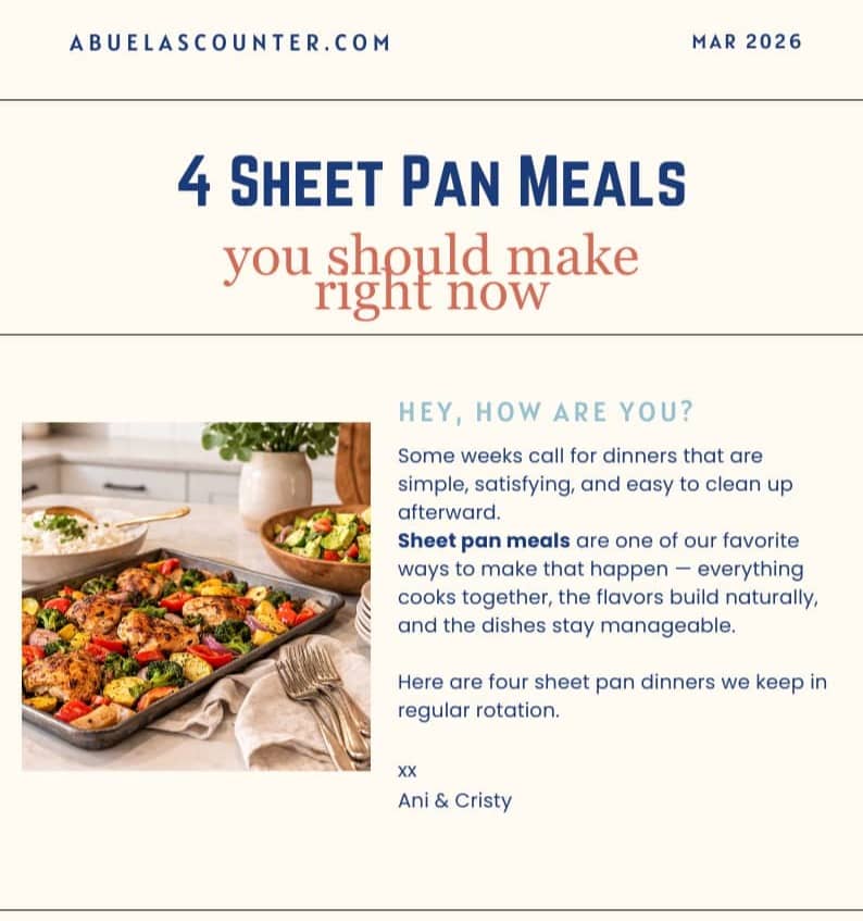 4 sheet pan meals you should make right now!
