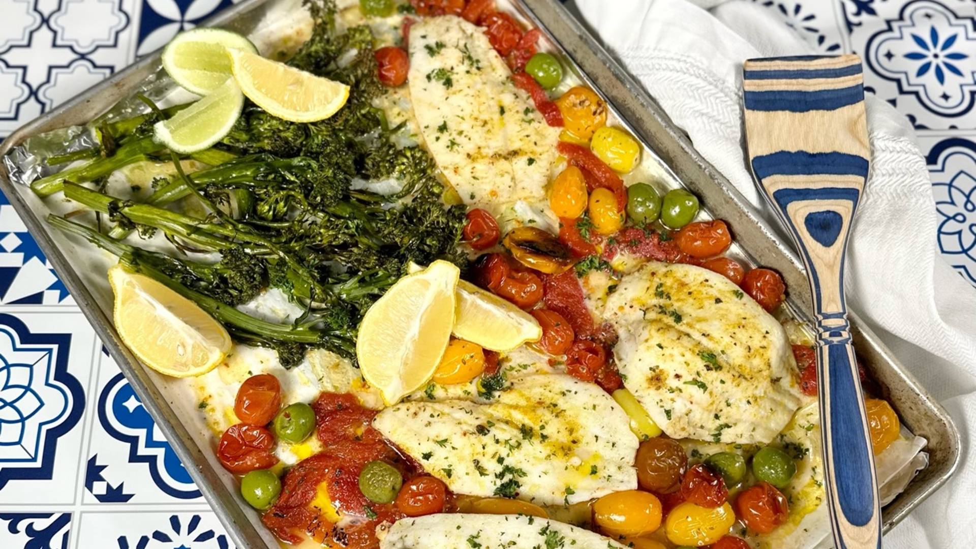 Sheet Pan White Fish