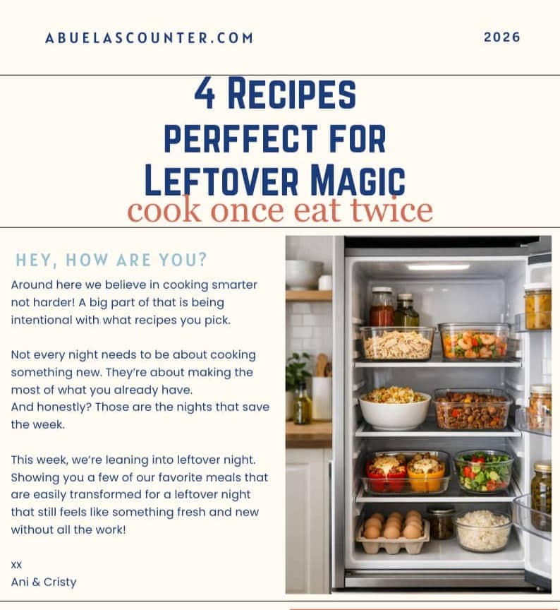 cook once and have dinner all week!!