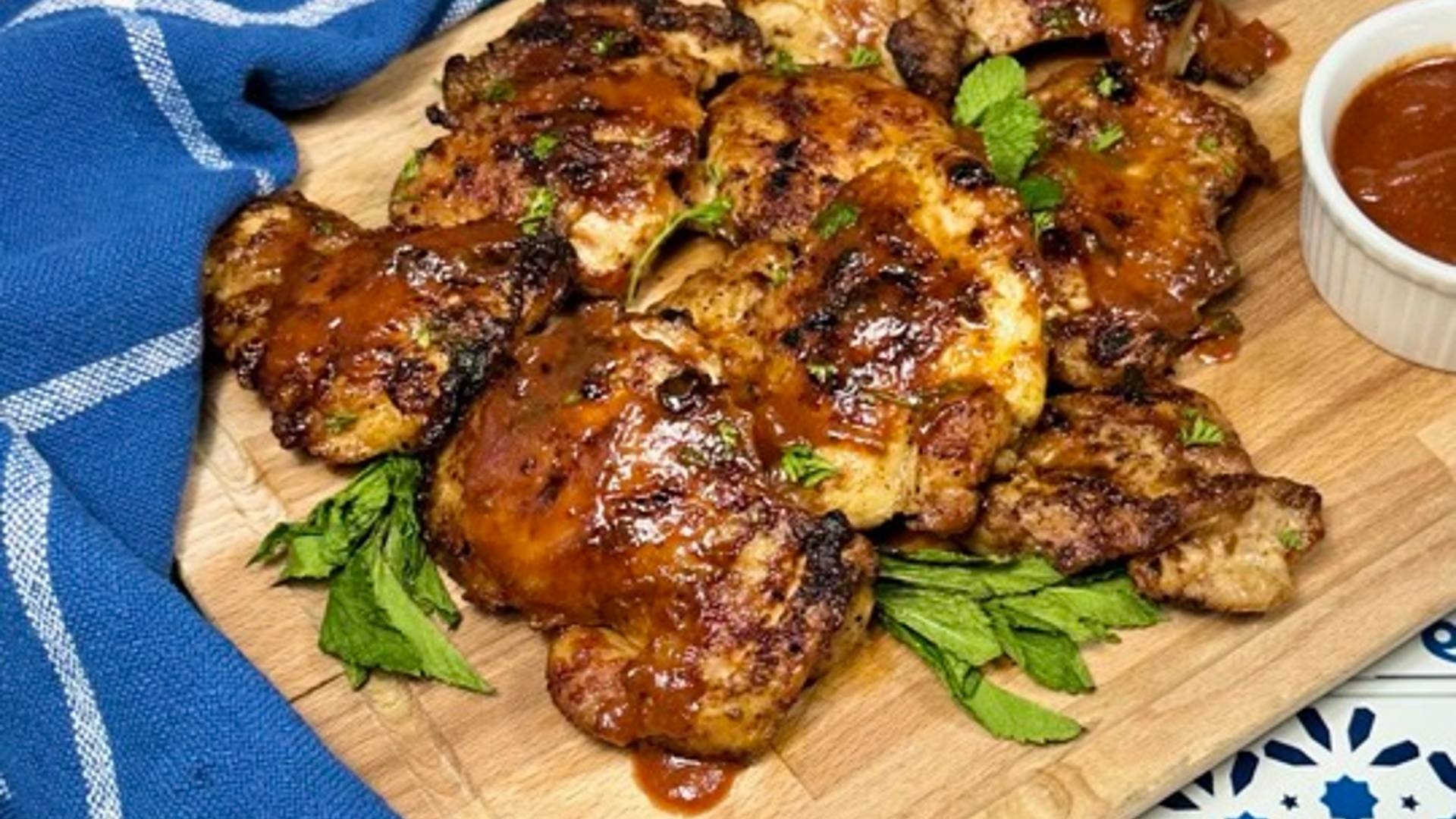 Guava BBQ Chicken Thighs