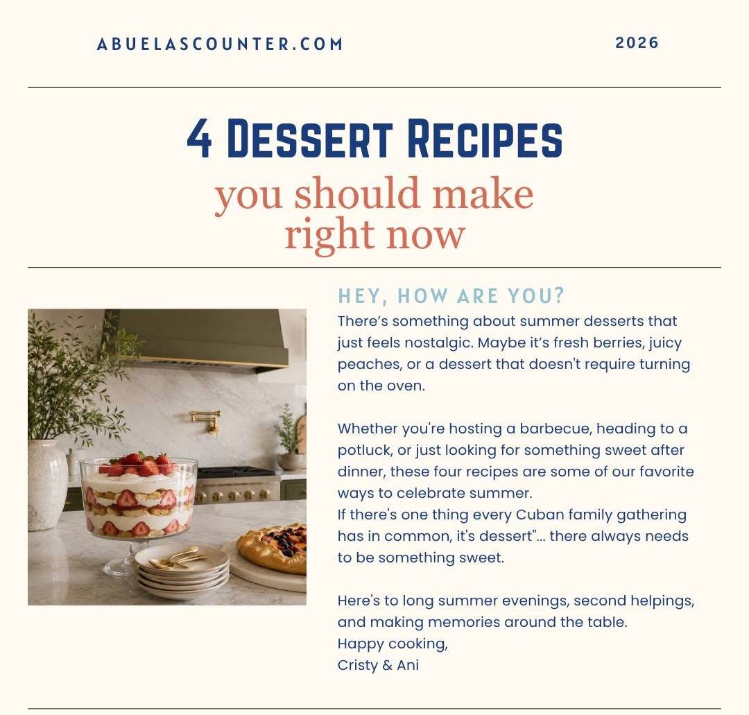4 summer dessert recipes you will love!