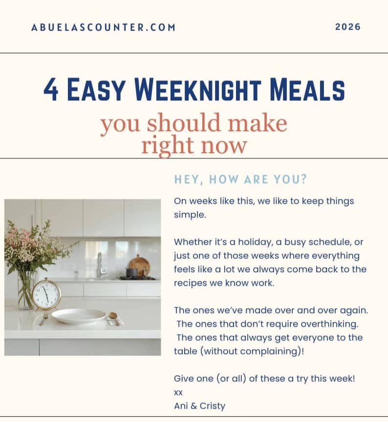 our go-to recipes when we need easy!