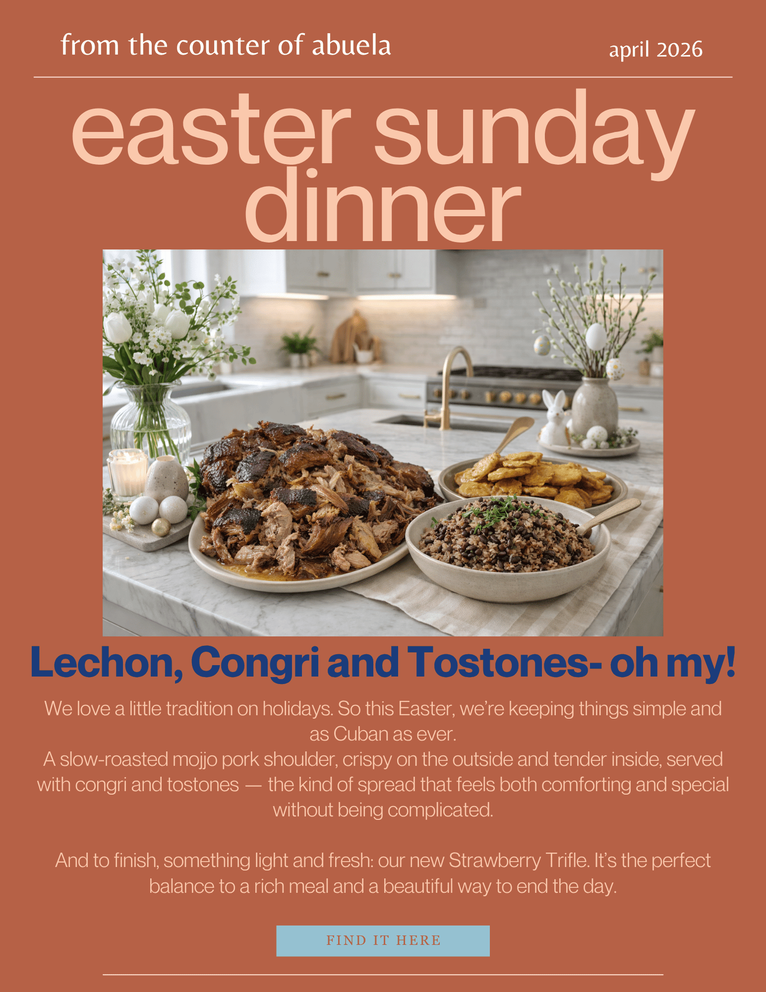 easter sunday dinner inspo