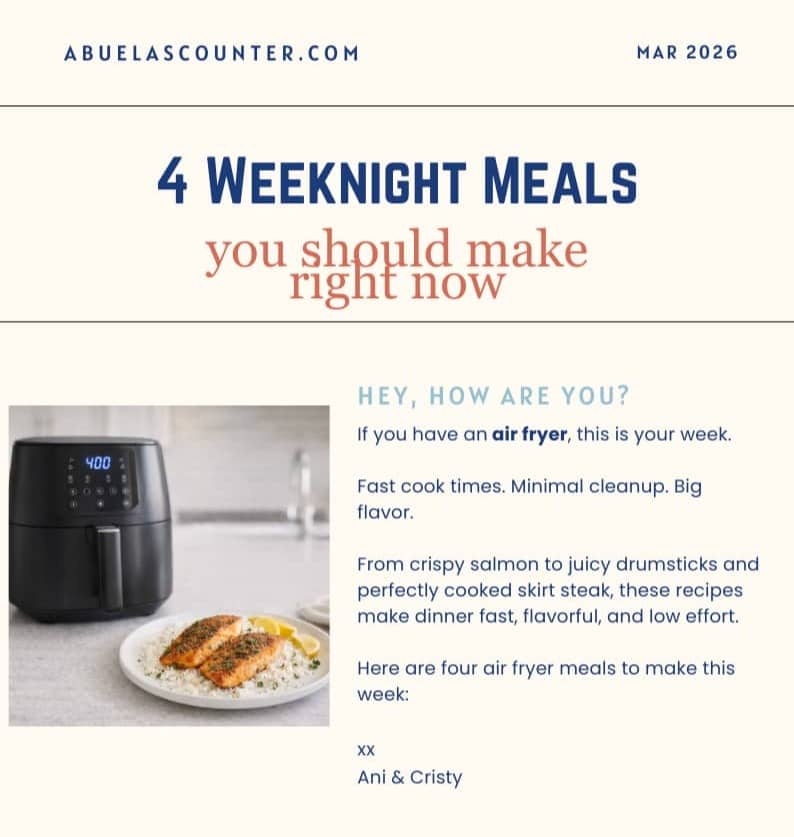 4 air fryer recipes to make this week