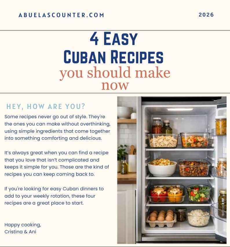 4 easy cuban meals you need to make this week!