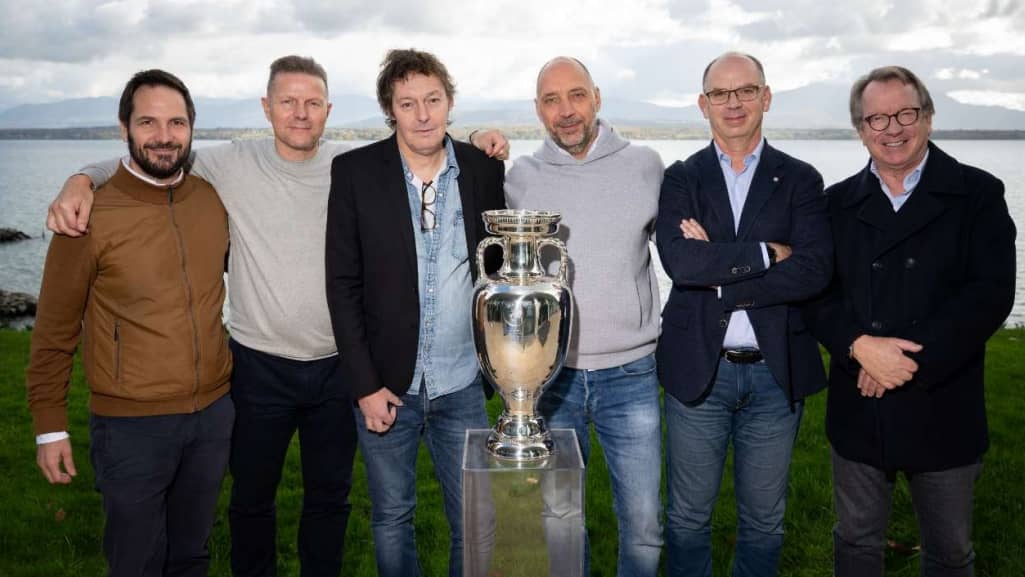 A picture of the 6 directors in charge of the tv production of the EURO 2024 Championship